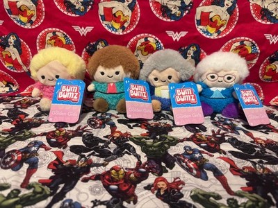 2026 JAZWARES BUMBUMZ GOLDEN GIRLS COMPLETE SET OF 4 ROSE SOPHIA BLANCHE DOROTHY