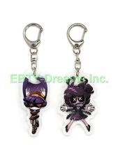 Set of 2 Murder Drones Acrylic Keychain Serial Designation Doll, Cyn v1