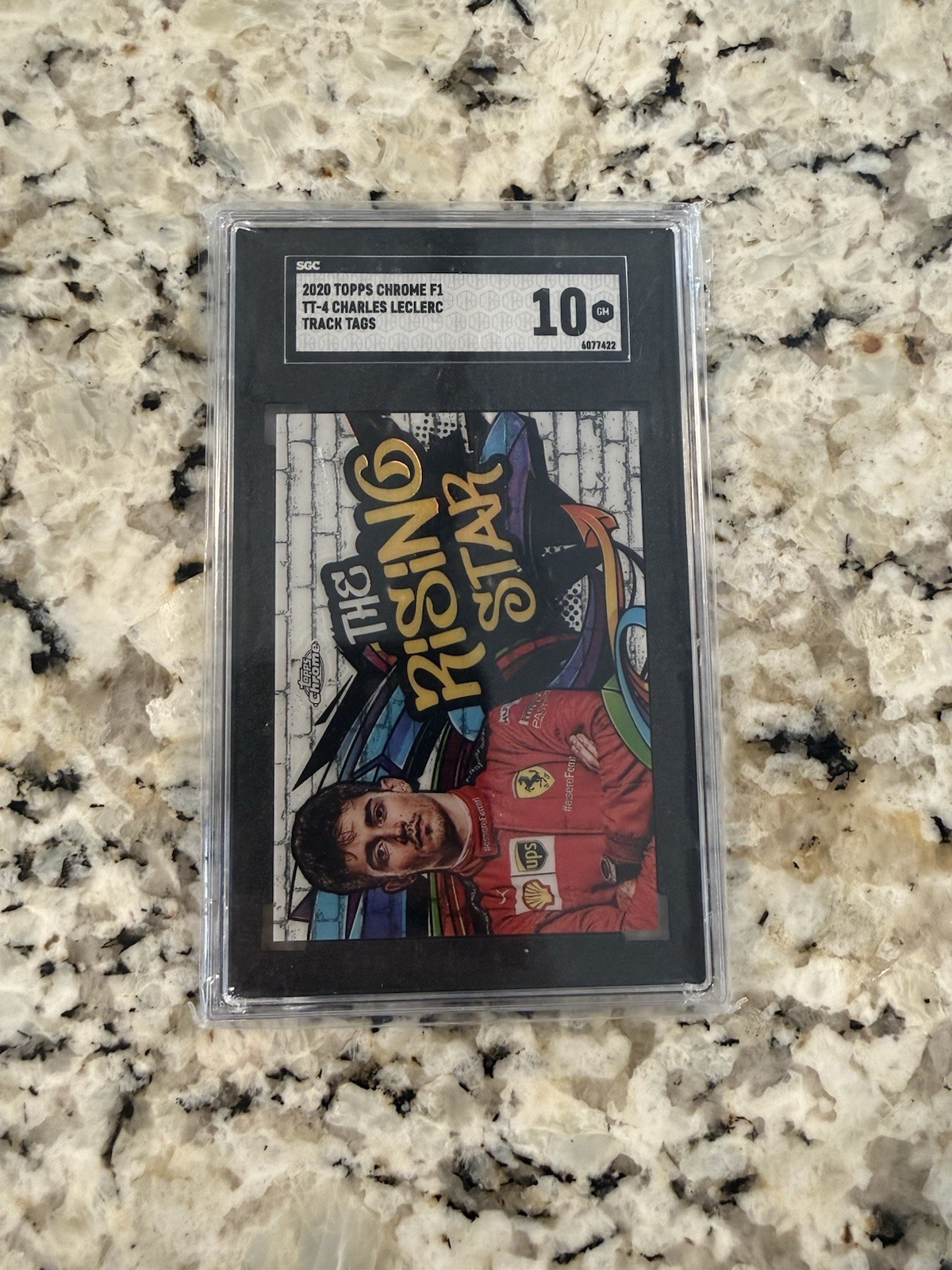 2020 Topps Chrome Formula 1 F1 Track Tags Charles Leclerc Rookie #TT4 SGC 10