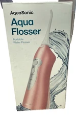 AQUASONIC Water Flosser. Cordless Rechargeable Water Flosser NIB