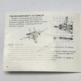 Top Gun The Second Mission NES Gaming Cartridge w/ Manual Vintage Authentic