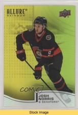2021-22 Upper Deck Allure Rainbow Yellow Green Josh Norris #R-64 READ 0w6