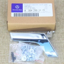 shiny Chrome Left Driver Side Interior Door Handle Repair Kit for Benz C250 C300