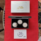 2006 $1 American Eagle 20th Anniversary 1 oz .999 3 Coin Set W/COA -