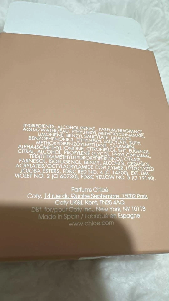 AUTÉNTICO Chloe Nomade Eau De Paerfum 50 ml 1,6 fl oz Spray Natural Foto 2 de 3