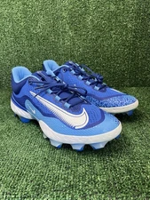 Nike Alpha Huarache Elite 4 Low MCS Baseball Cleats Blues Men’s 14 DX6962-416
