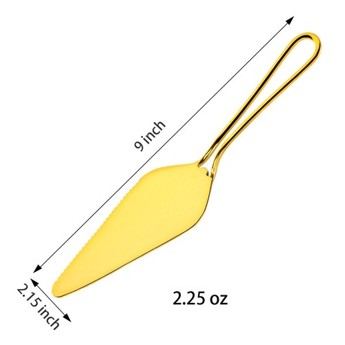 Spatula Stainless Steel 18/0 Cake Server Pie Cutter Holder Transfer Serrated - Picture 2 of 9