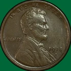 1918-D Lincoln Wheat Cent Almost Uncirculated AU Coin #40448