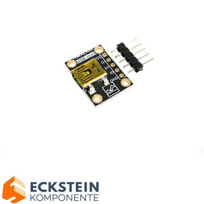 HIMALAYA USB Mini-B Connector Breakout Board Mini USB to DIP 5 Pin Adapter Board