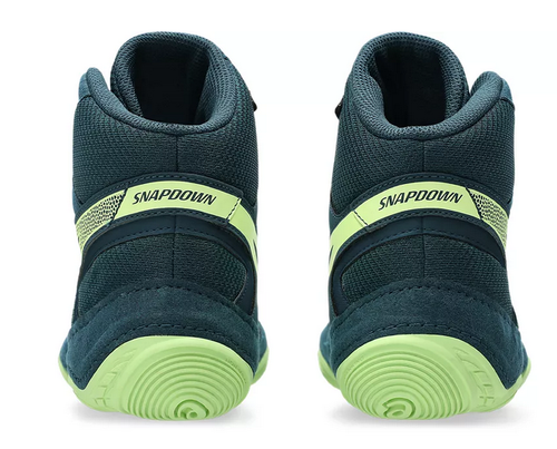 Asics Snapdown 4 Wrestling Shoes - TRANQUIL TEAL/LUCID YELLOW - Picture 3 of 7