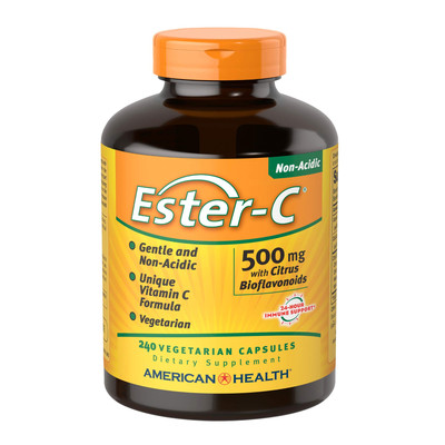 Ester-C with Citrus Bioflavonoids Vegetarian Capsules- 24-Hour Immune Support...