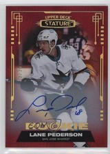 2021-22 Upper Deck Stature Rookies Red Auto 19/35 Lane Pederson #155 Auto r9d