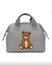 Baby Diaper Bag Travel Shoulder Mommy Teddy Bear Handbag Duffel Side Pockets New