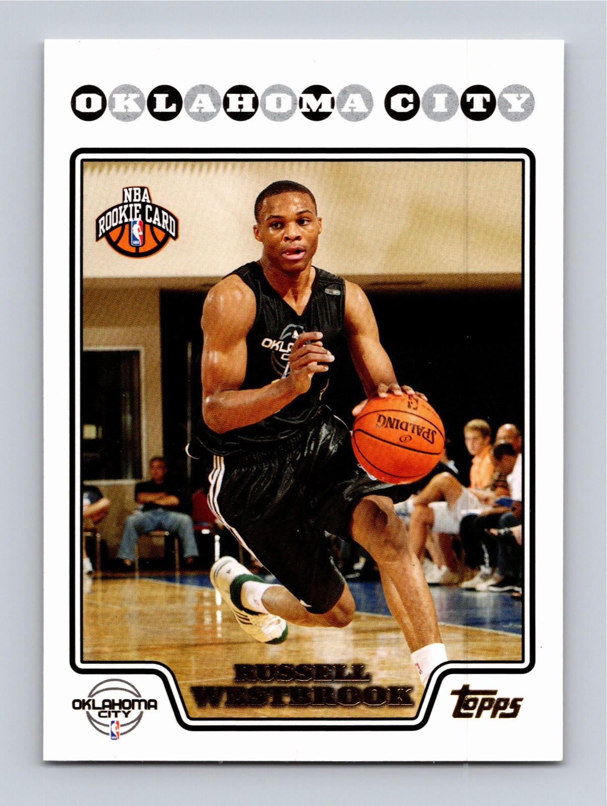Russell Westbrook 2008-09 Topps Gold Foil Rookie #199 RC FHOF NM-MT