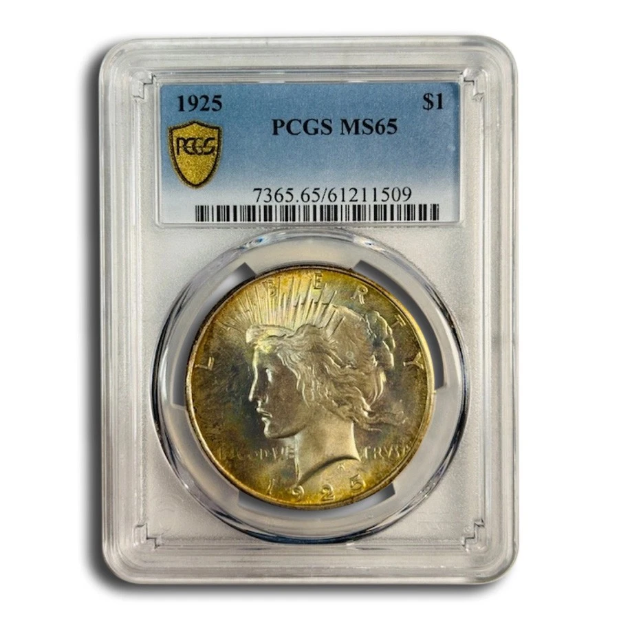 PCGS Peace MS MS65 0 Dollars Year Graded 1 - | MS-65 eBay for sale