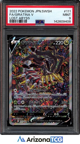Pokemon 2022 Giratina V 111/100 Full Art Secret Rare Lost Abyss Japanese PSA 9