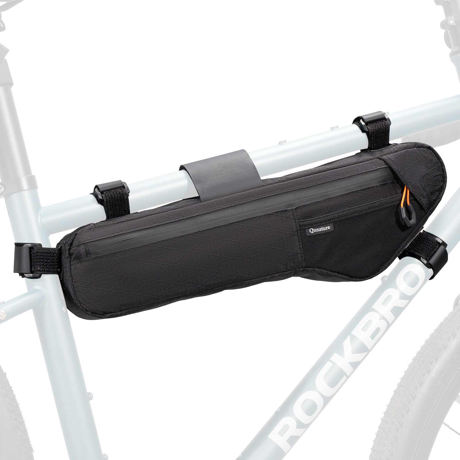 Qunature Borsa Bici Idrorepellente Borsa Telaio 5L Borsa Tubo Superiore per MTB