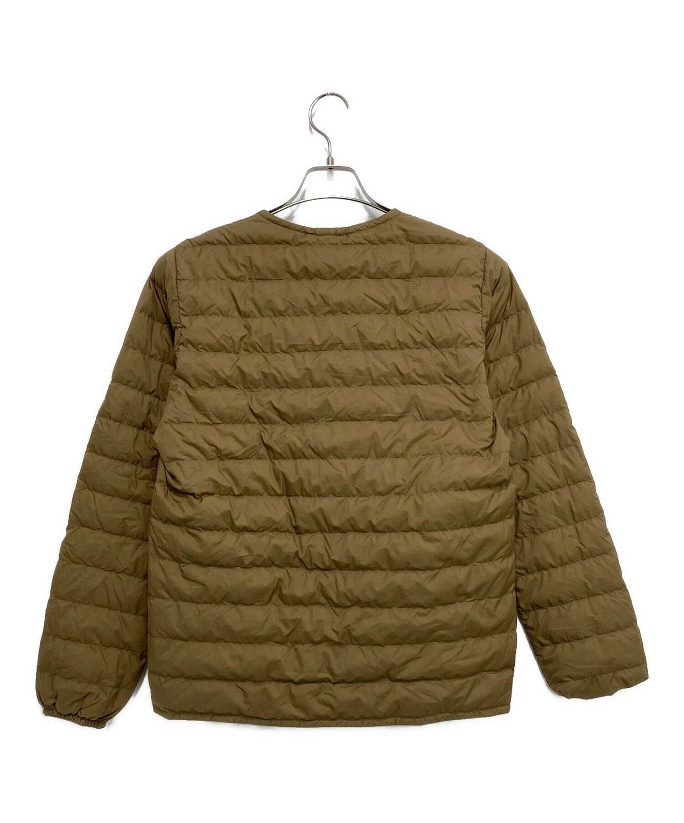 Montbell Superior Down Round Neck Button Jacket Men's Size XS Brown - product detail image 2