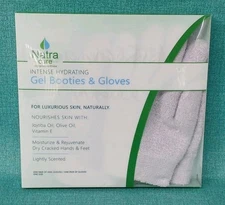 Natra Cure Intense Hydrating Gel Booties & Gloves Lilac Moisture Scented
