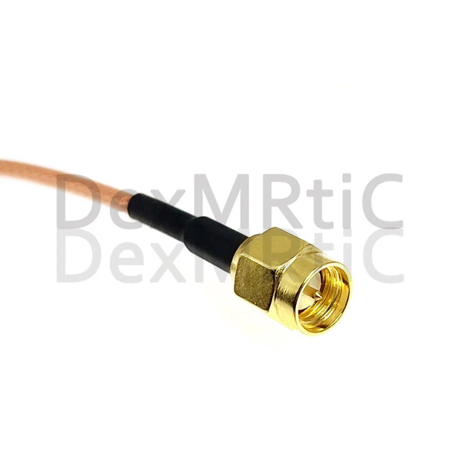 SMA Male Plug to FME Female Jack RF coaxial cable adapter RG316 15cm 6inch - Image 2 of 3