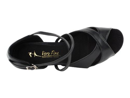 Women's West Coast Swing Salsa Ballroom Dance Shoes 1 inch low Heel 803FT - Picture 7 of 14