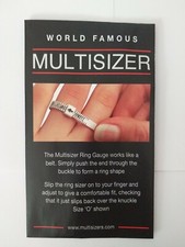 Multisizer Ring Guage Re-usable Made in UK