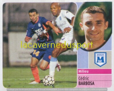161 CEDRIC BARBOSA # MONTPELLIER HERAULT SC STICKER PANINI FOOT 2002 2003