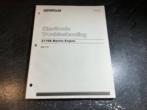 Caterpillar 3176B Marine Diesel Engines Electronic Troubleshooting Manual 9WK1+ - 第 1/13 張圖片