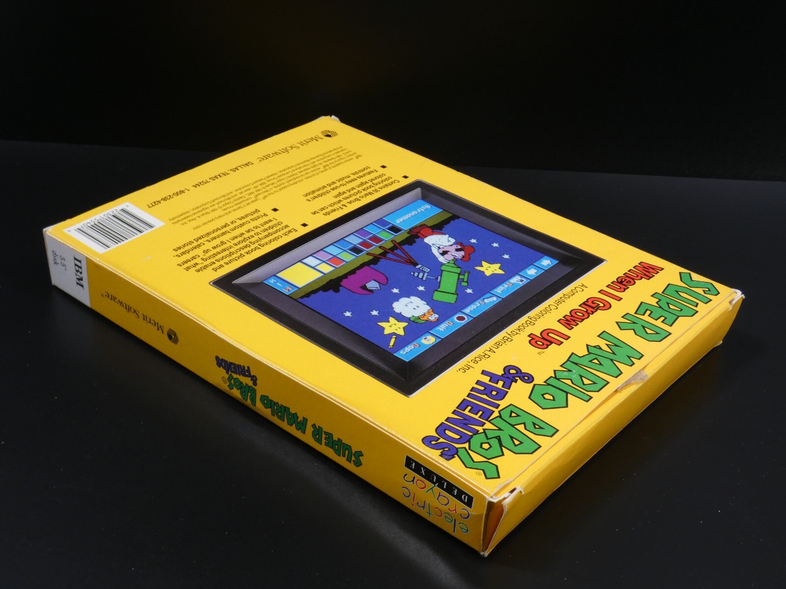 Super Mario Bros & Friends When I Grow Up PC Game Coloring Book In Box