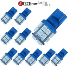 Jtech 10x T10 20 SMD Blue LED Super Bright Car Lights Bulb W5W, 194, 168, 2825