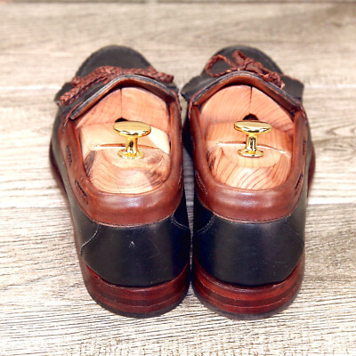 * NIB * $295 Allen Edmonds WOODSTOCK Loafer 7 D Chili * add $15 new Cedar Trees NEW * $295 Allen Edmonds WOODSTOCK Loafer 7 D Black / Brown  main image 4