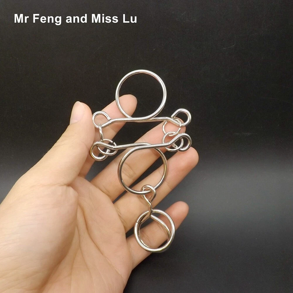 Child Intelligence Toys Educational Prop Chinese Puzzle Ring Solution