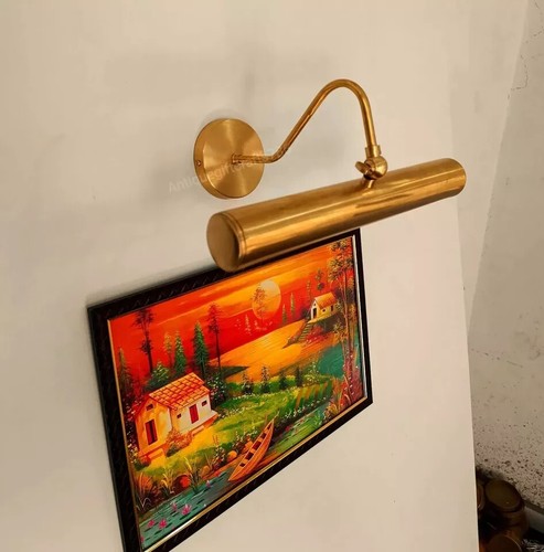 Modern Painting Light Brass Vintage Antique Picture Wall Light Solid Brass - Picture 2 of 5