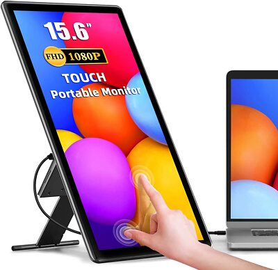 UPERFECT 15.6'' Touchscreen Portable Monitor 1920*1080 HDR Extend Screen Vertical
