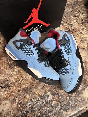 jordan retro 4 travis scott blue