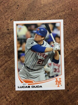 2013 Topps #21 Lucas Duda, Mets   nm    ib