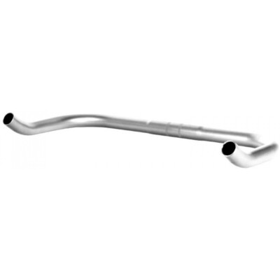 Fahrradlenker Lenker V Bike JD-121T-254-SL-440 Bullhorn Aluminum matt silber
