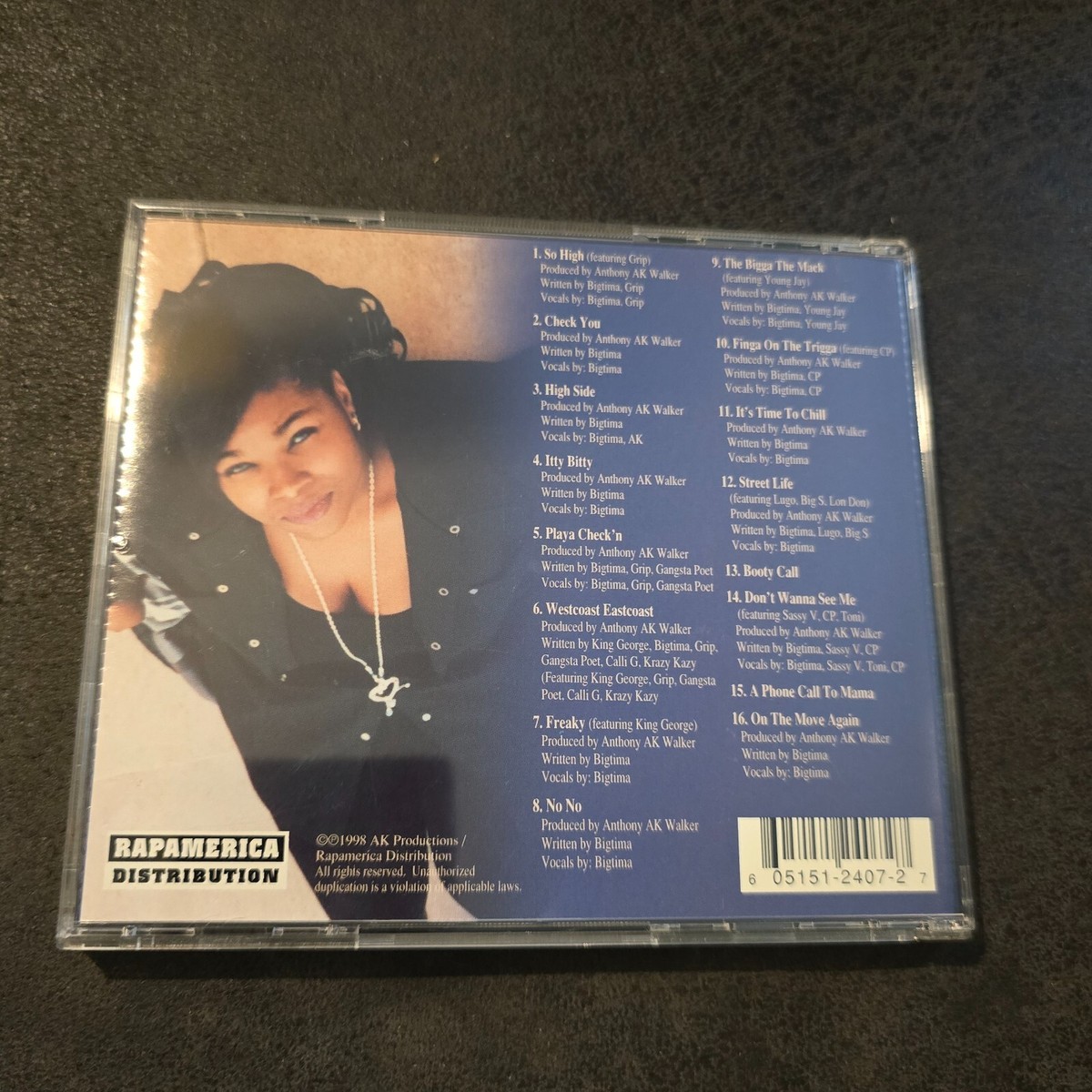 Playa Check'n [PA] by Bigtima (CD, May-1998, Rapamerica) for sale