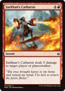 Sarkhan's Catharsis - Foil x1 - War of the Spark - NM-Mint, English - War of the