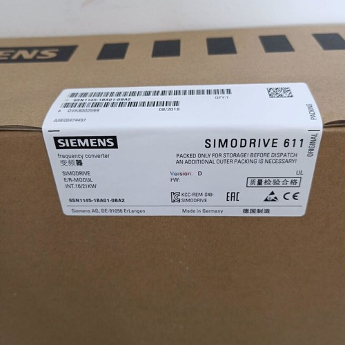 6SN1145-1BA01-0BA2 NEW SIEMENS SIMODRIVE 611 Power Module 6SN1145-1BA01-0BA2 - Picture 1 of 11