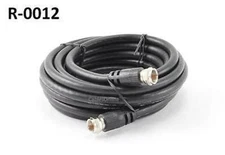 12ft RG6 75 Ohm High-Grade F-Type Coaxial Video Cable, CablesOnline R-0012