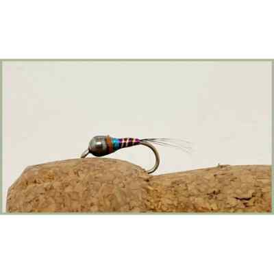 Perdigon Nymph, Glint 3er Pack Wolfram Bead, Äsche und Forelle, Fliegenfischen