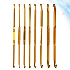8 Metal Knitting Hooks Metal Crochet Hook Set Diy Crochet Hooks