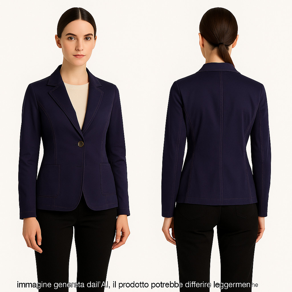 Armani Aj Jeans Giacca Donna Viola Prugna Taglia It 42 Eu 38 M Medium 1 Bottone