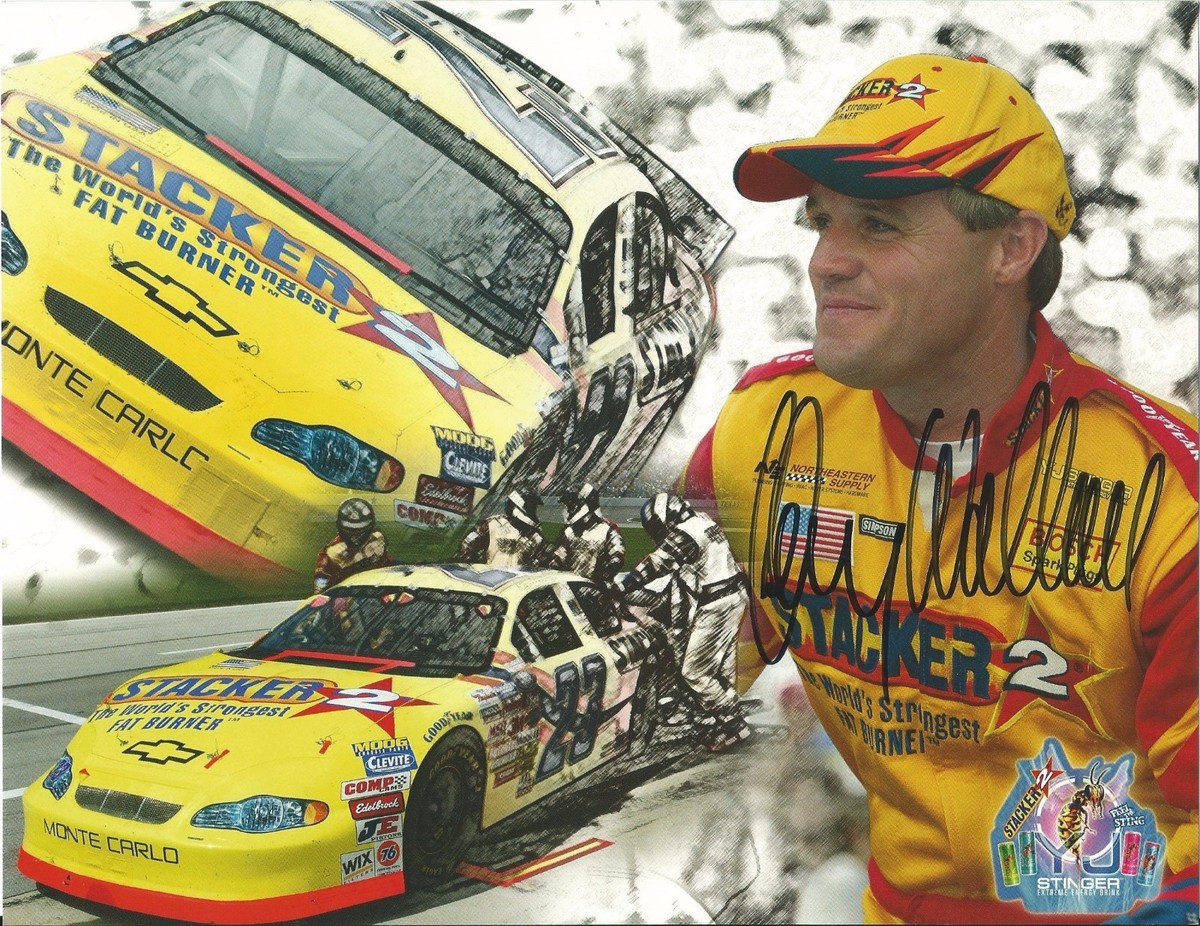 2004 KENNY WALLACE #23 STACKER 2 NASCAR POSTCARD SIGNED | eBay