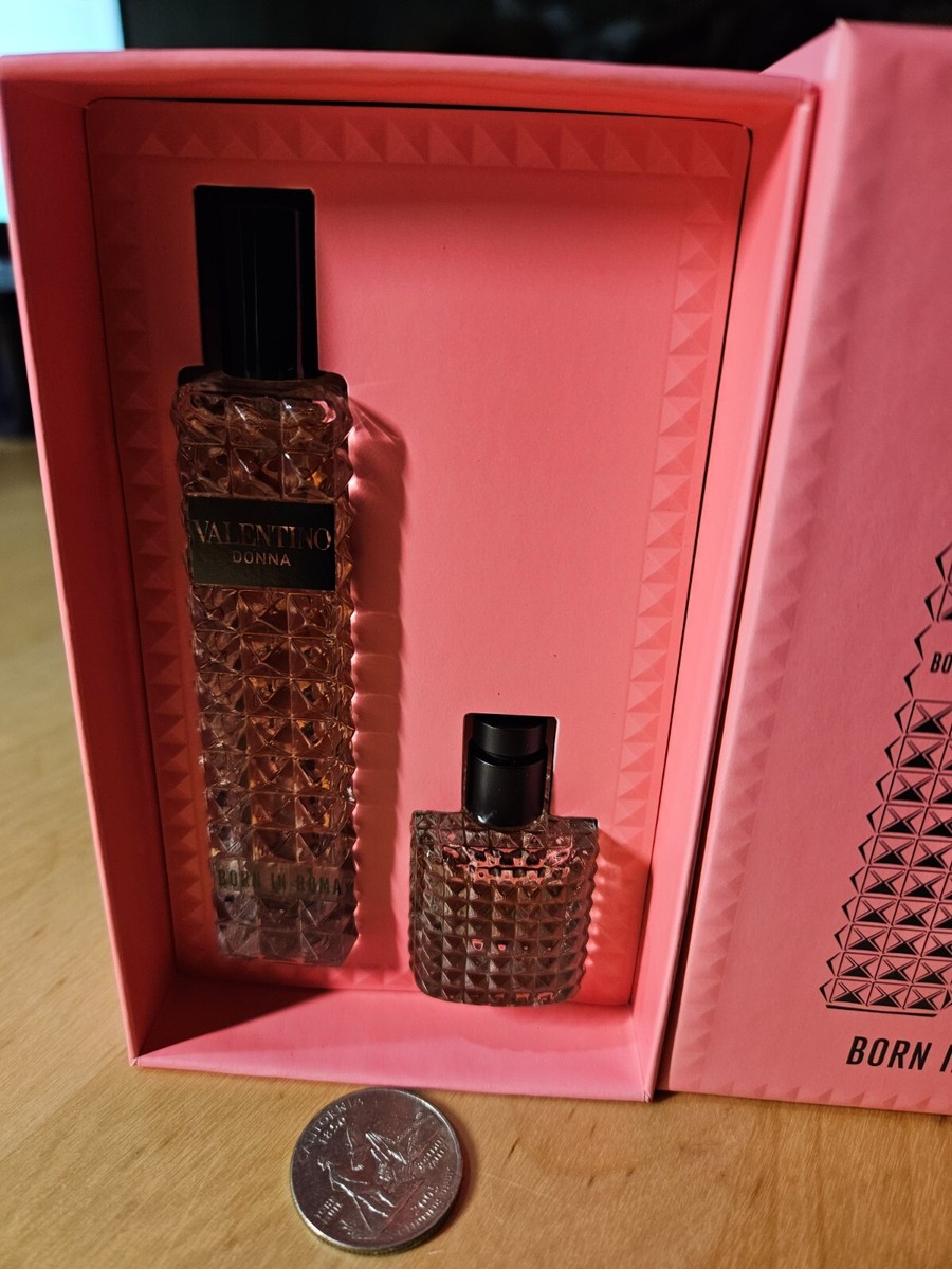 Valentino Donna Born in Roma EDP Travel Spray 0.05oz+Mini 0.2oz