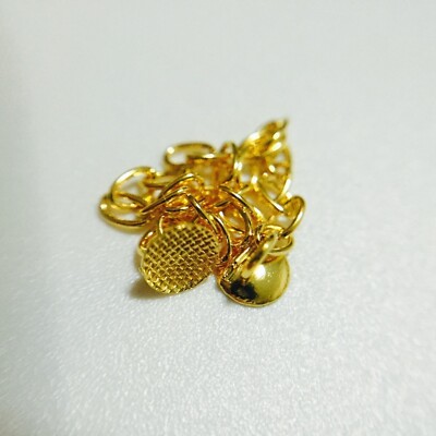 10Pc Dental Ortho Traction Chain Lingual Buttons Mesh Base
