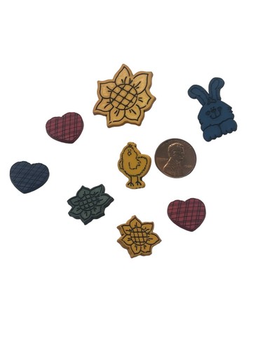 Buttons COUNTRY EASTER Assorted Pack Favorite Findings Blumenthal Lansing - Picture 4 of 7