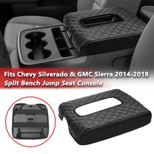 Fits 14-18 Chevy Silverado Split Bench Seat Console Armrest Cover Cushion Pad