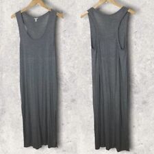 J Crew Grey Modal Maxi Dress Size Small Grey Sleeveless Stretch Style A2440 Boho